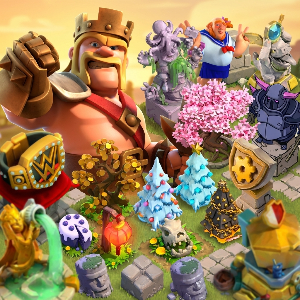 CoC Cosmetic Collection Tracker — Which Skins Do You Own?