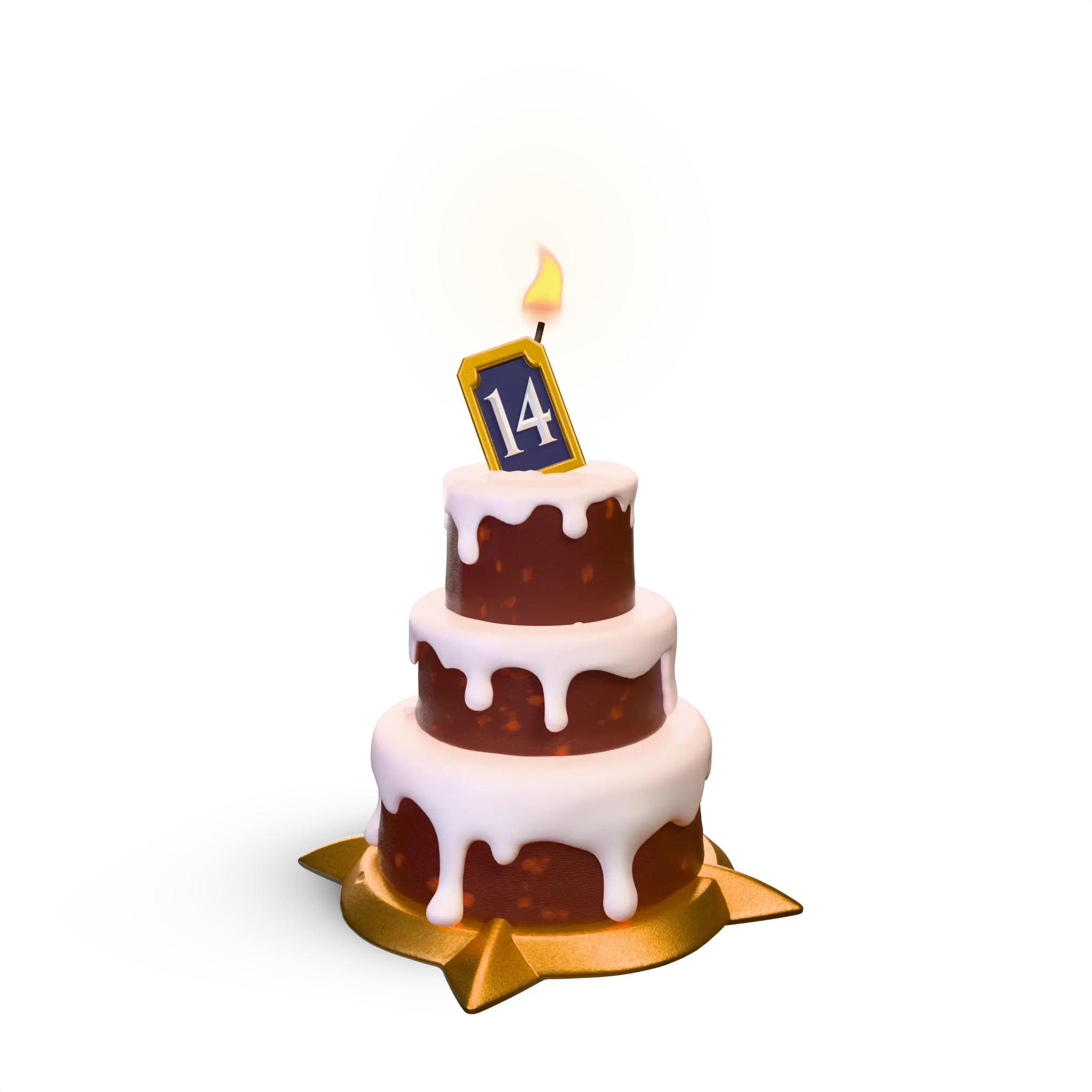 14th Anniversary Cake